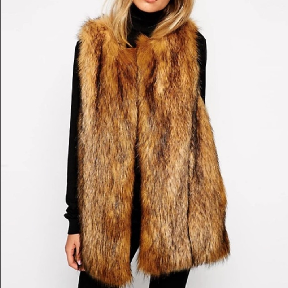 Asos Faux Fur Vest